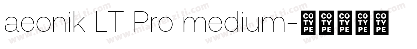aeonik LT Pro medium字体转换